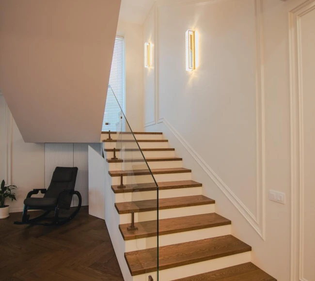 Trepte din parchet stratificat photo5
